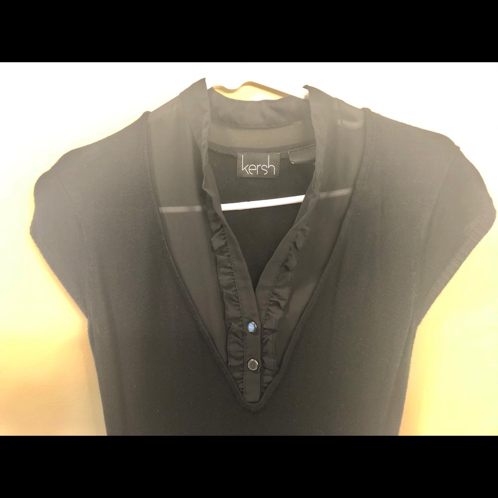 Kersh Knit Black Dress